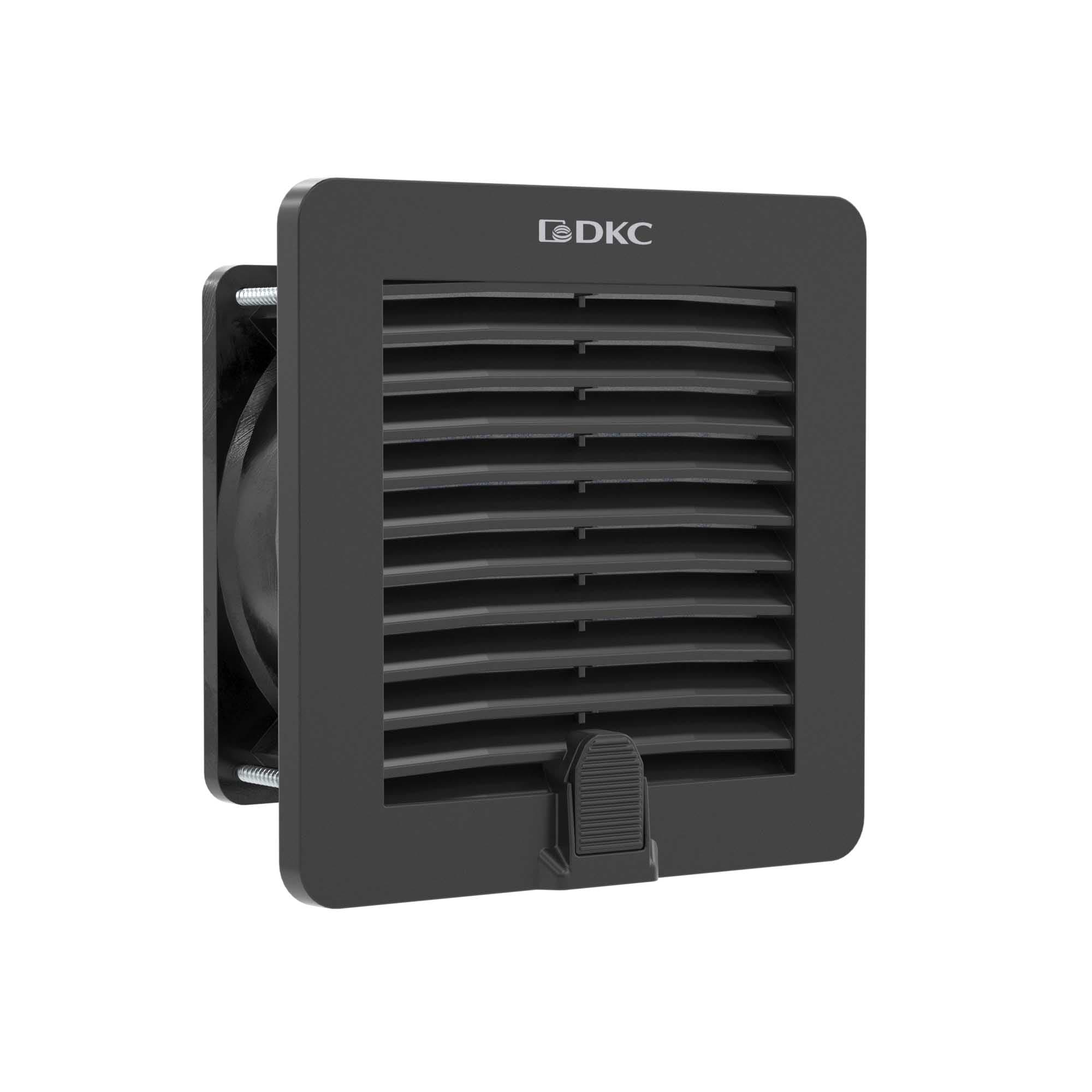 DKC Вентилятор с фильтром RV 44/46 м3/ч, 230 В, 150x150 мм, IP54, RAL9005 — миниатюра 1
