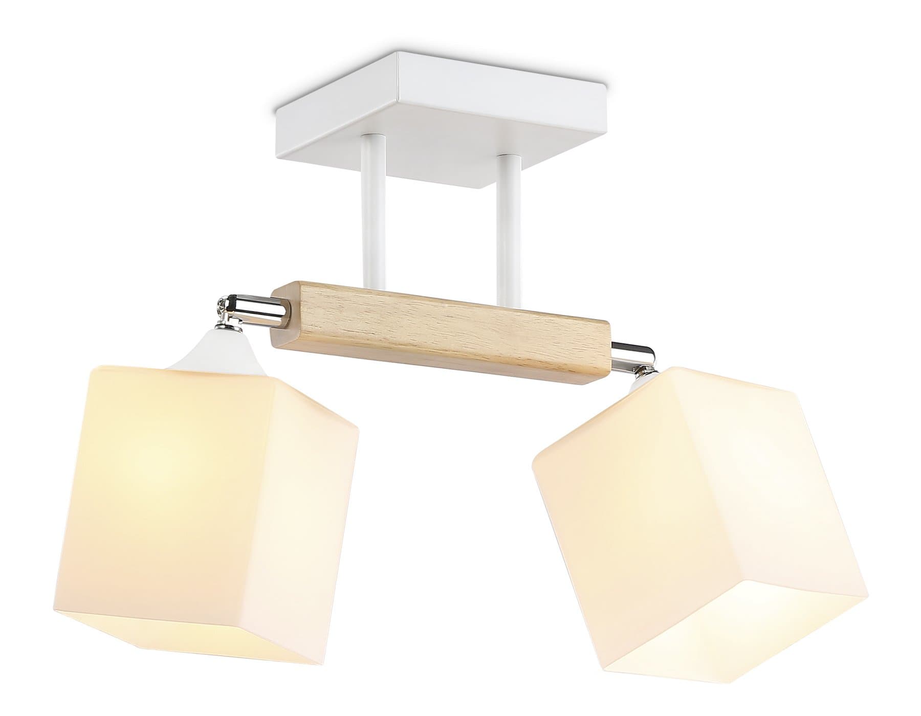 Ambrella Подвесной светильник TR9511/2 WH/CH/FR белый/хром/белый матовый E27*2 max 40W 517*100*246