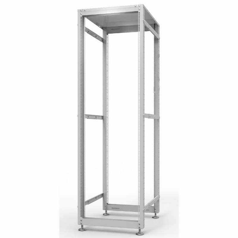 Открытая двухрамная стойка 19" 42U с регулируемой глубиной 600-1000мм (состоит из 2 коробок) Rexant 04-2713