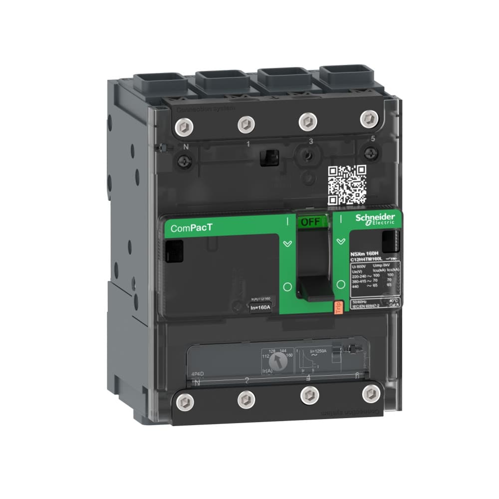 SE Выключатель автоматический NSXm100E 16kA 4П4Т 16A TMDLINK C11E4TM016L