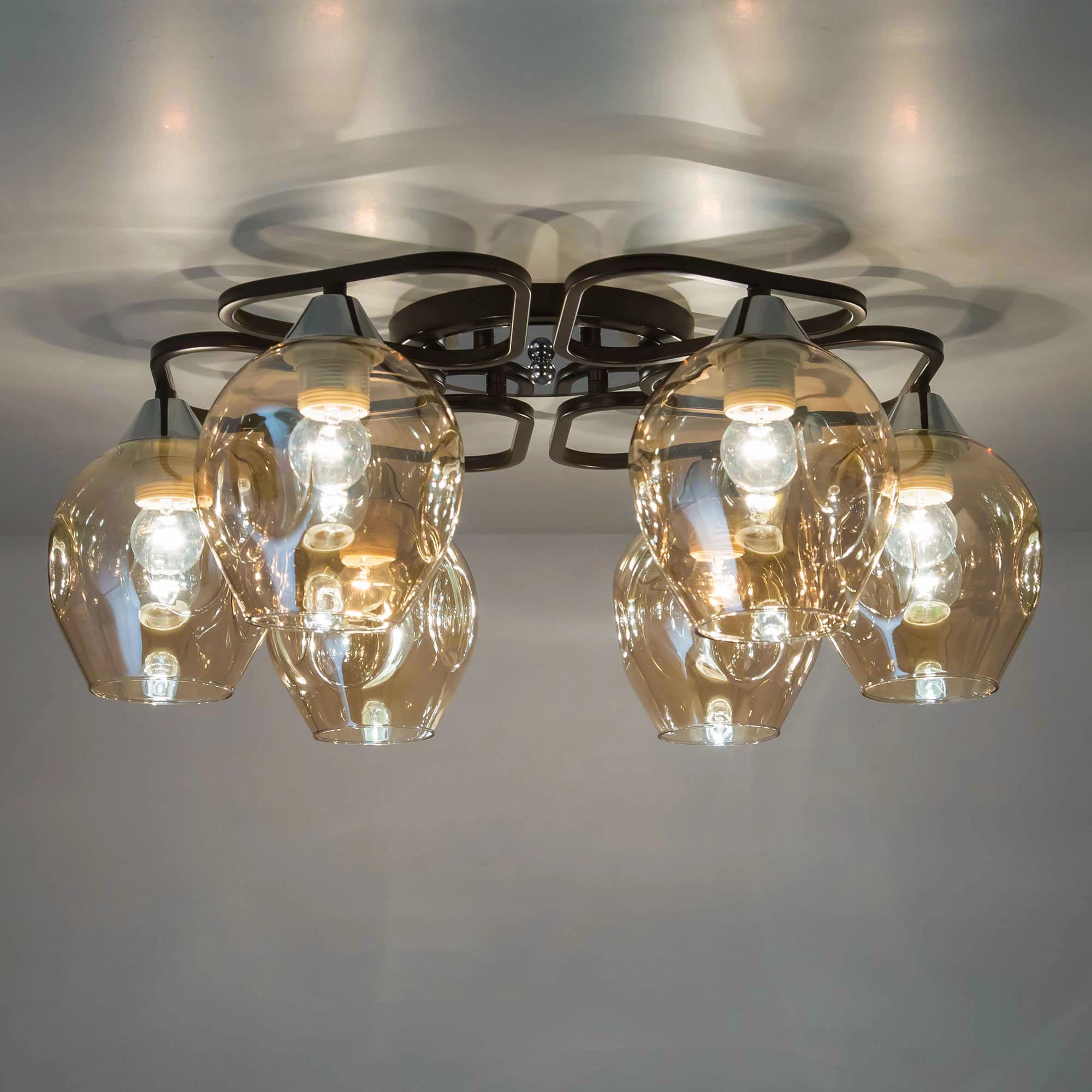 Citilux CL468161 Балатон Кофейный Люстра — миниатюра 5
