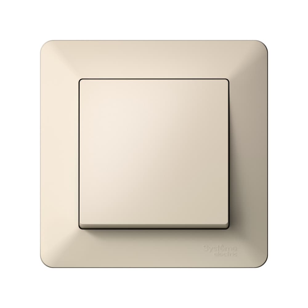 Systeme Electric AtlasDesign Air Бежевый/дымчатый белый Рамка 1-ая — миниатюра 3