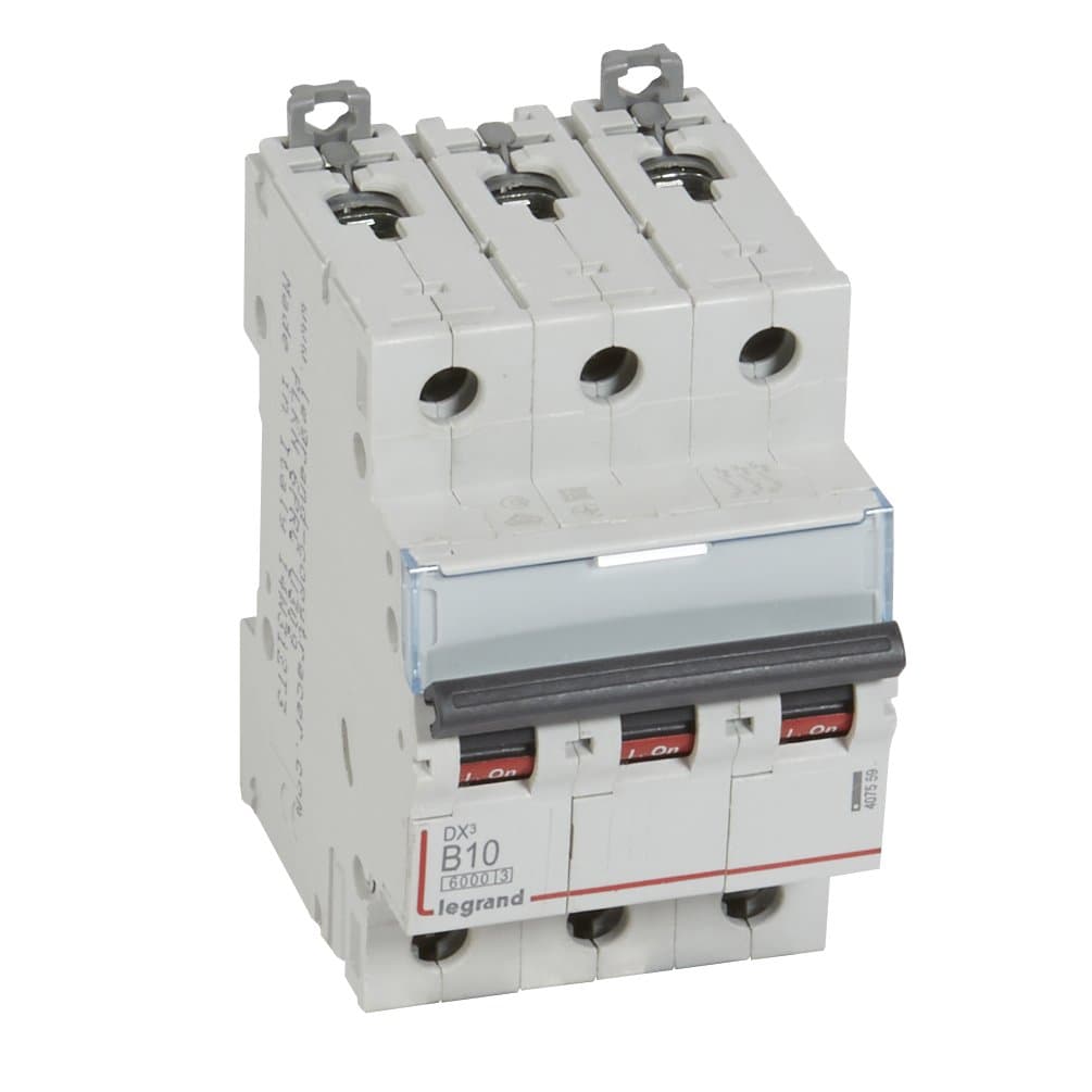 Legrand DX3-E Автоматический выключатель 3P 10А (B) 6000/10kA 407559