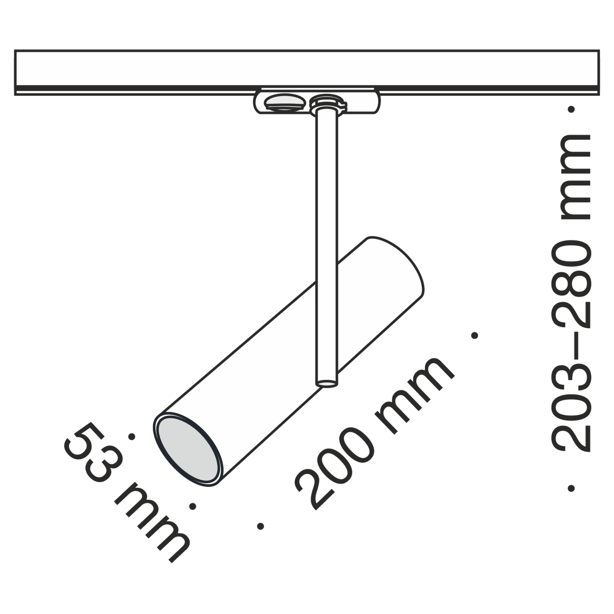 Maytoni Technical Track Черный Трековый светильник GU10 50W TR005-1-GU10-B — миниатюра 8