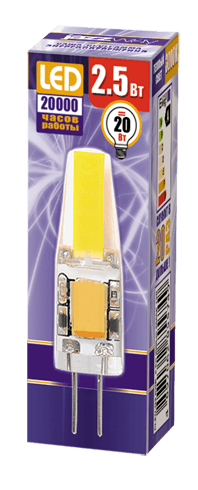 Jazzway Лампа PLED-G4 COB 2.5W 200Lm 3000K 12В (LED driver) .2855749 — миниатюра 2