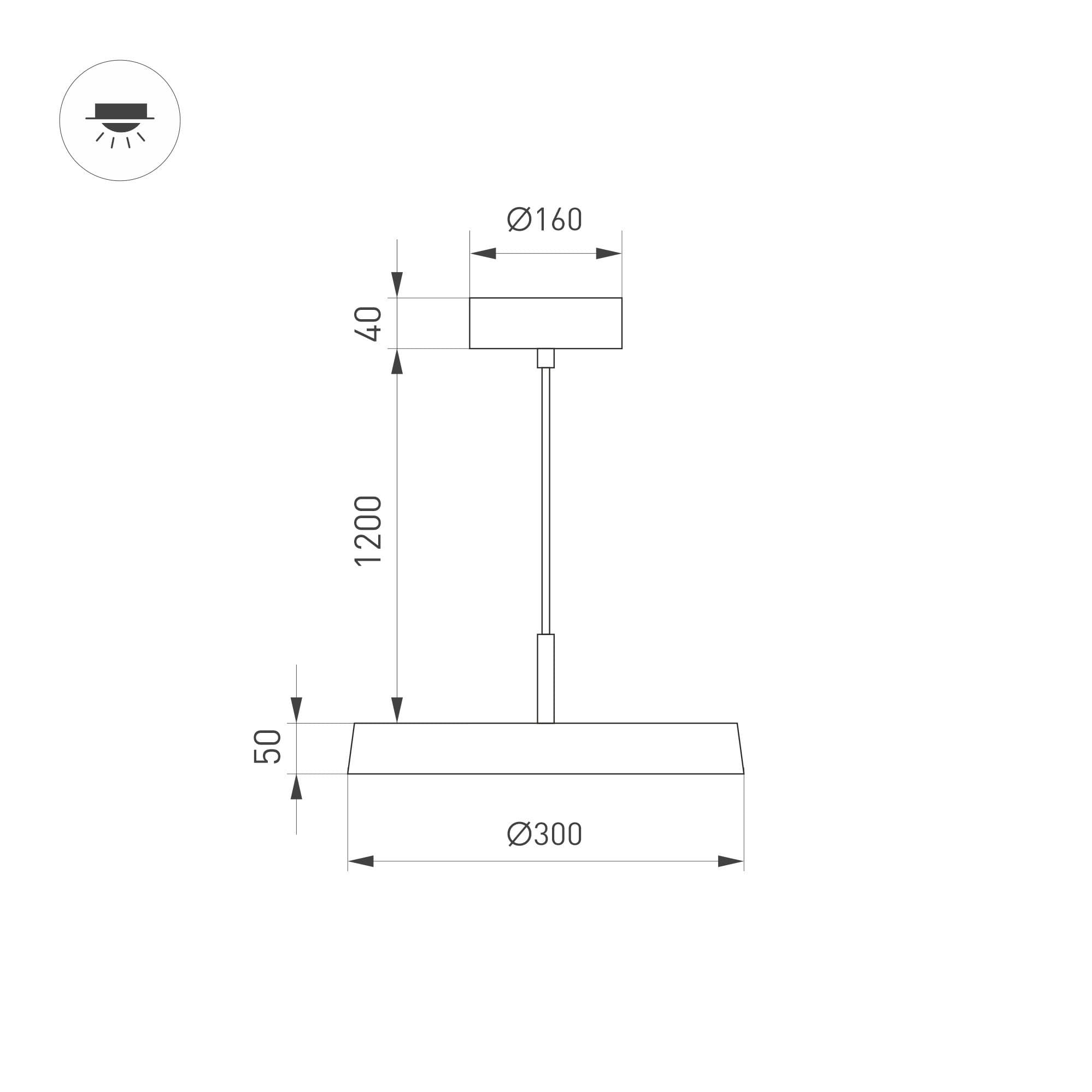 Arlight Светильник SP-ELEGANT-R300-17W Day4000 (WH, 120 deg, 230V) (IP20 Металл, 3 года) 033919 — миниатюра 3