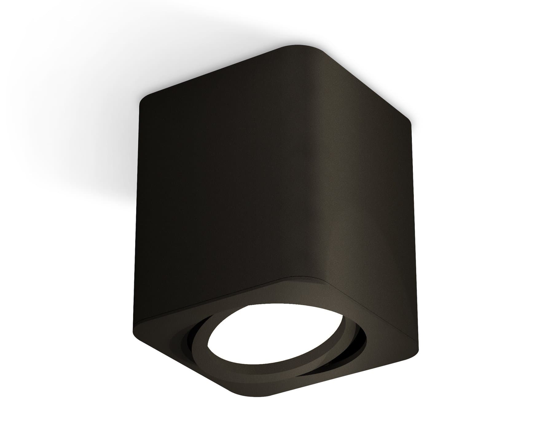 Ambrella Комплект накладного поворотного светильника XS7813010 SBK черный песок MR16 GU5.3 (C7813, N7711) — миниатюра 1