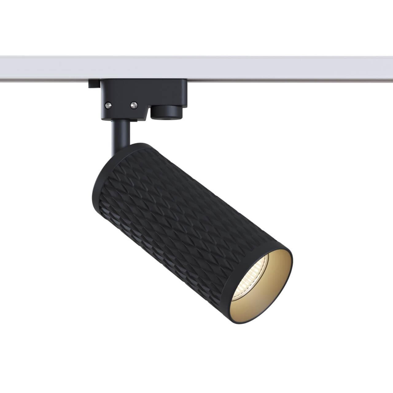 Maytoni Single phase track system Трековый светильник Черный TR011-1-GU10-B — миниатюра 1