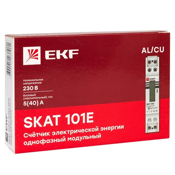 EKF PROxima Счетчик электрической энергии модульный SKAT 101E/1 - 5(40) Ш Р M — миниатюра 3