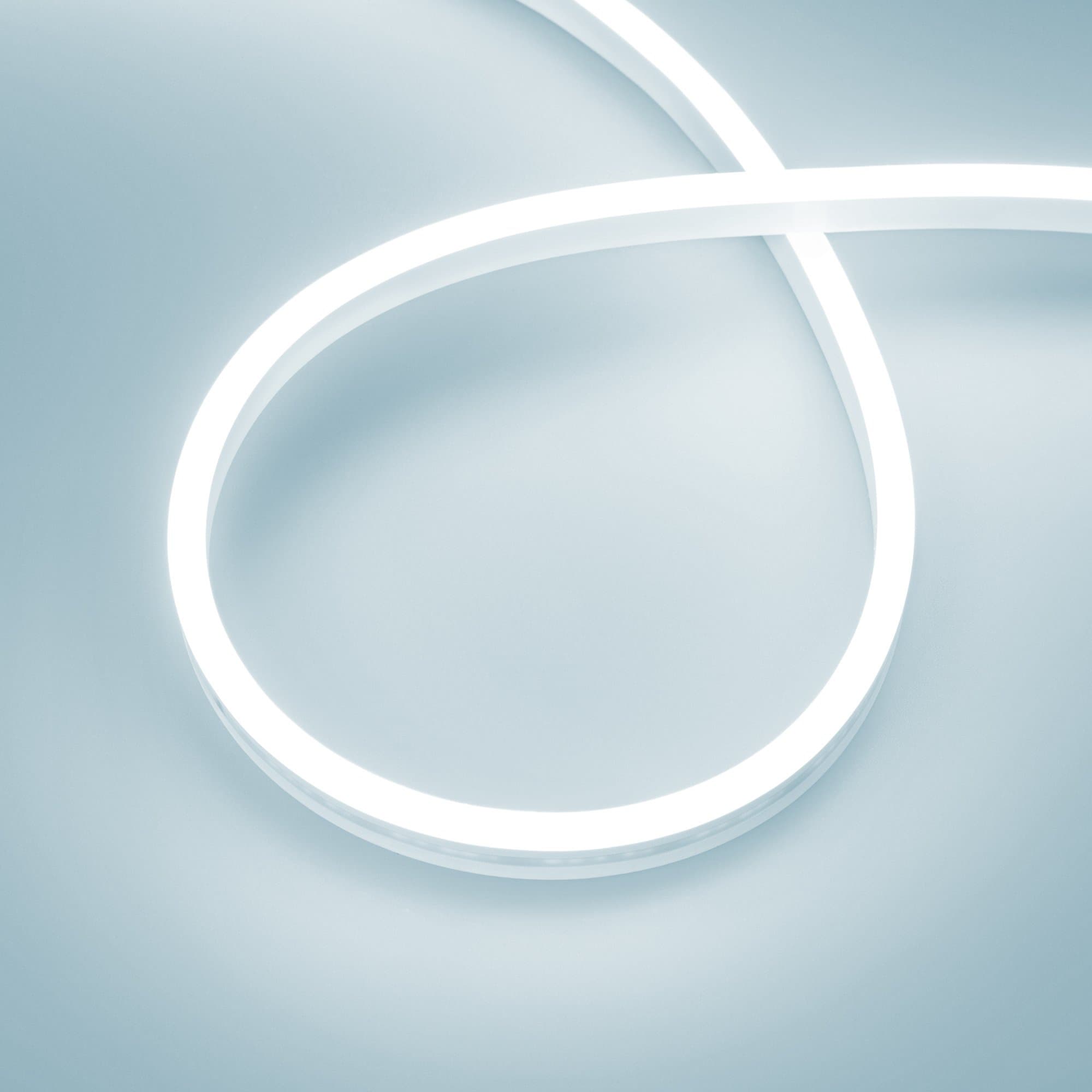 Arlight Лента герметичная AURORA-PS-A120-12x6mm 24V White6000 (10 W/m, IP65, 2835, 5m) (-) 036673