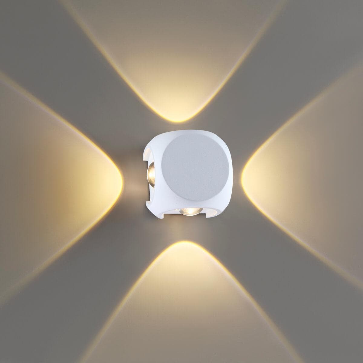 Odeon Light 4221/8WL HIGHTECH ODL21 093 бел/металл Настенный светильник IP54 LED 8W 732Лм 3200K MIKO — миниатюра 3