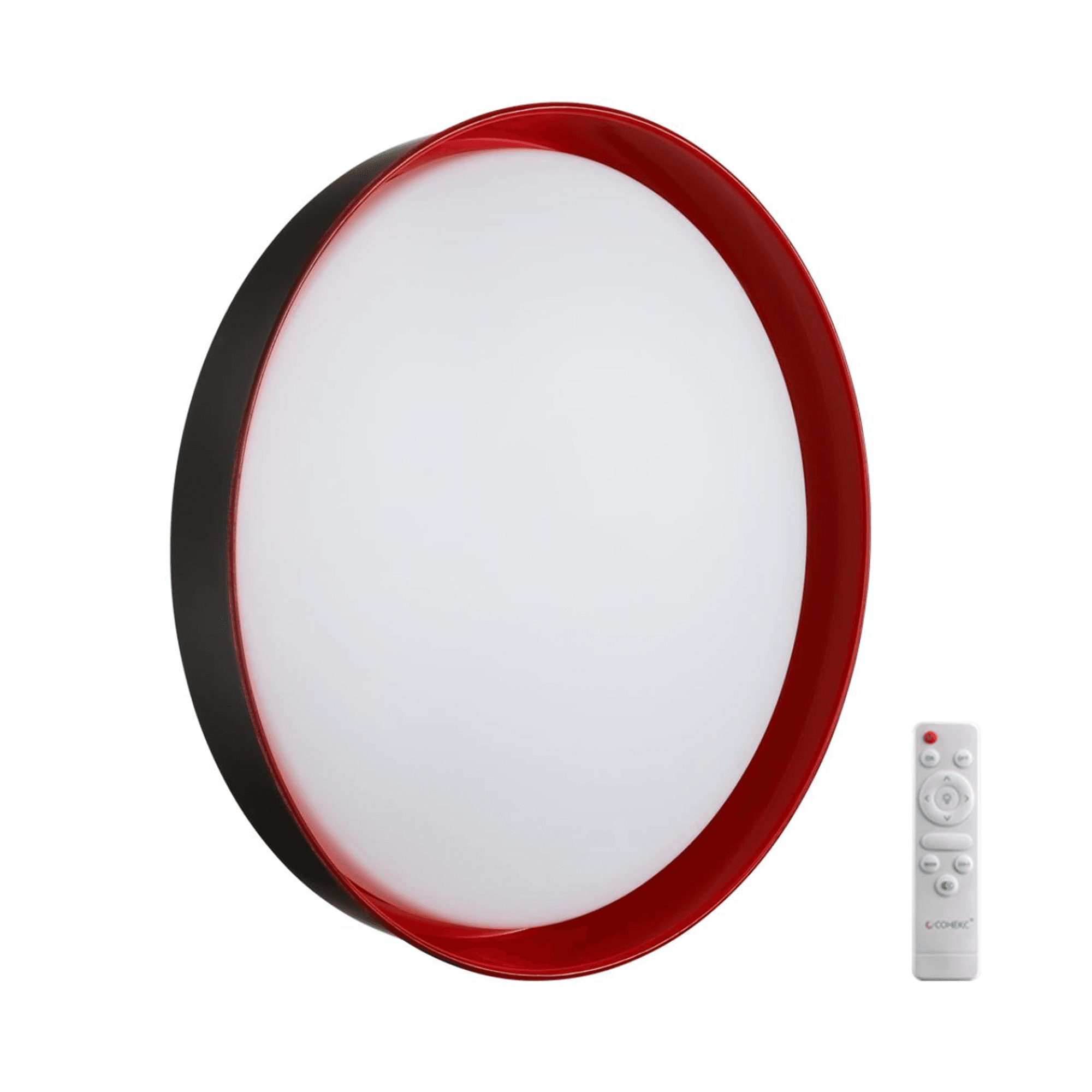 Sonex 7710/EL COLOR SN 102 Светильник пластик/белый/красный LED 70Вт 3000-6000К D500 IP43 пульт ДУ TUNA RED