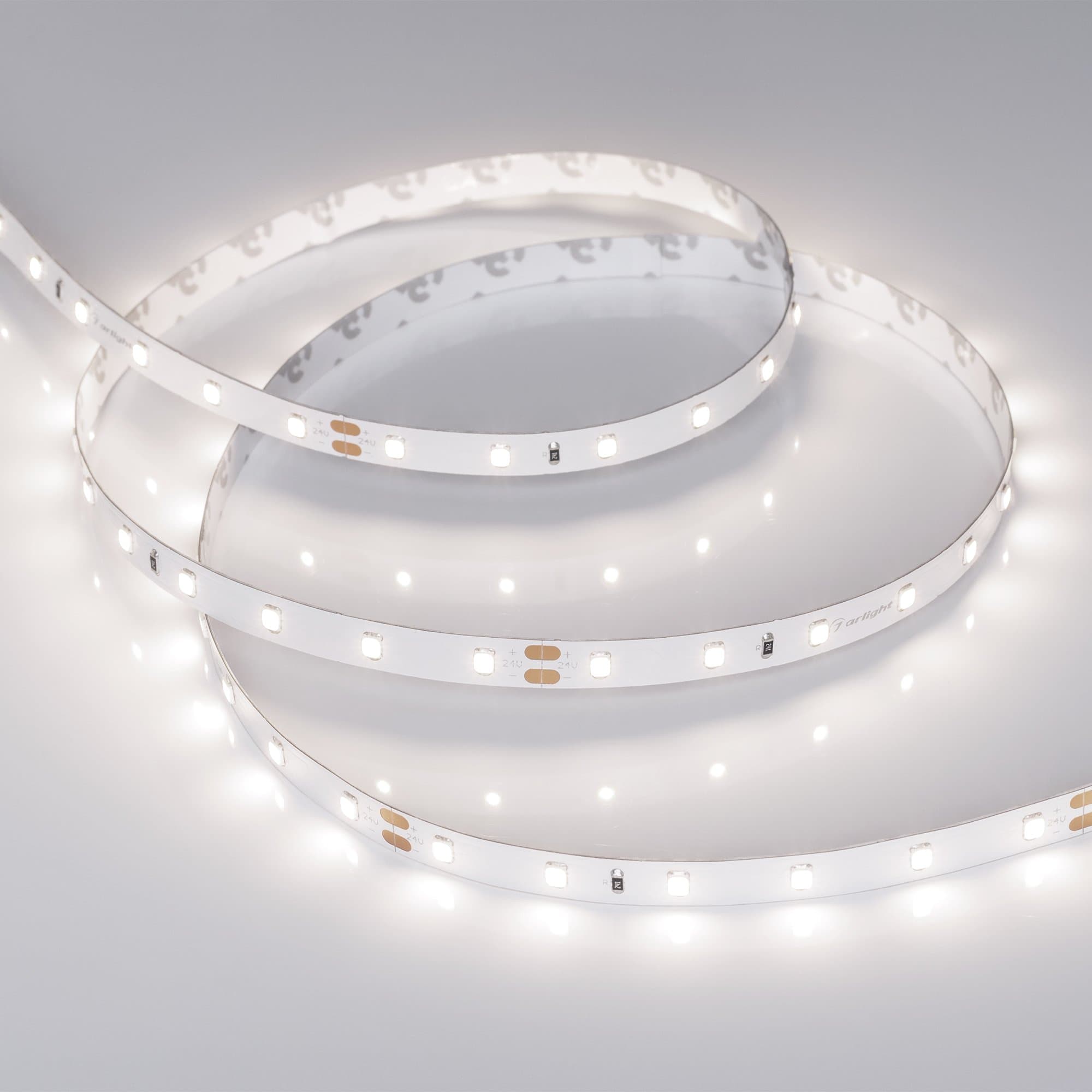 Arlight Светодиодная лента RT-A60-8mm 24V Day4000 (7.2 W/m, IP20, 2835, 5m) (Открытый) 020012(2) — миниатюра 3
