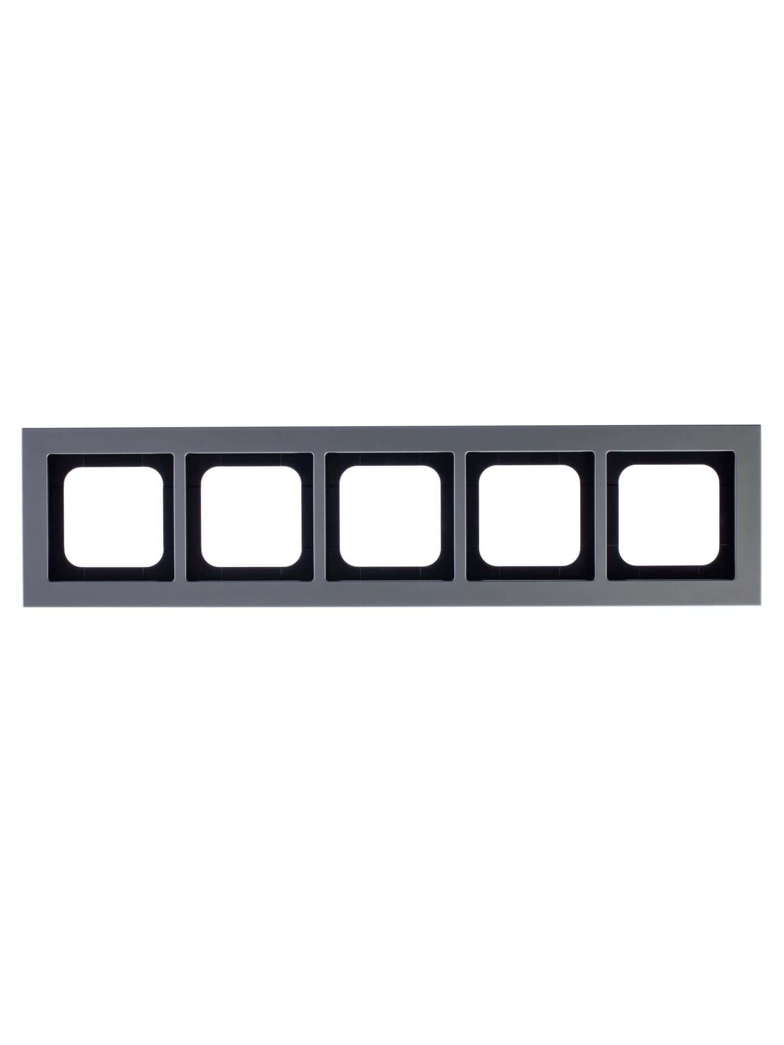 ABB Axcent металл/платина Рамка 5-постовая 2CKA001754A4692 — миниатюра 2