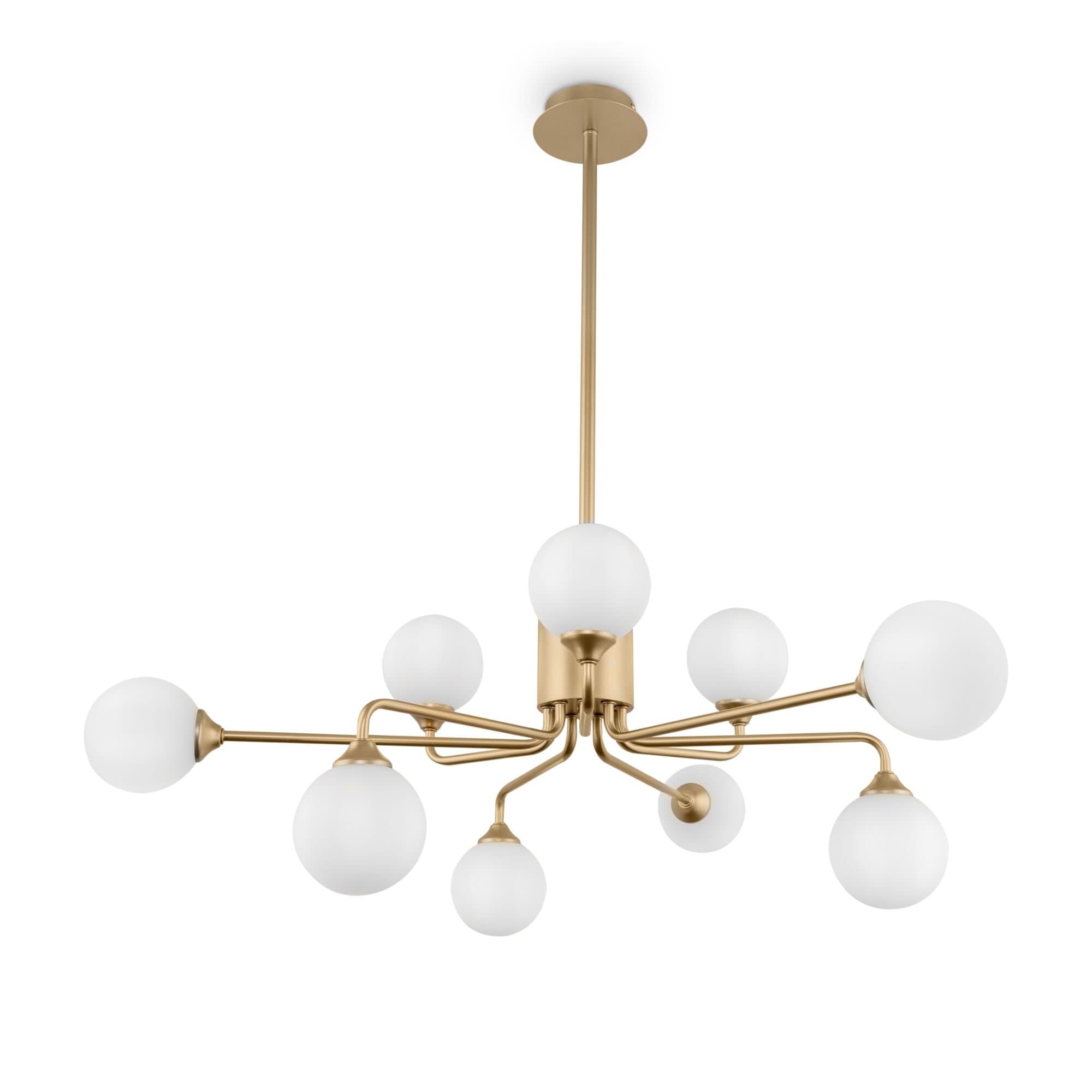 Freya Modern Alexis Матовое Золото Люстра FR5120PL-09G — миниатюра 1