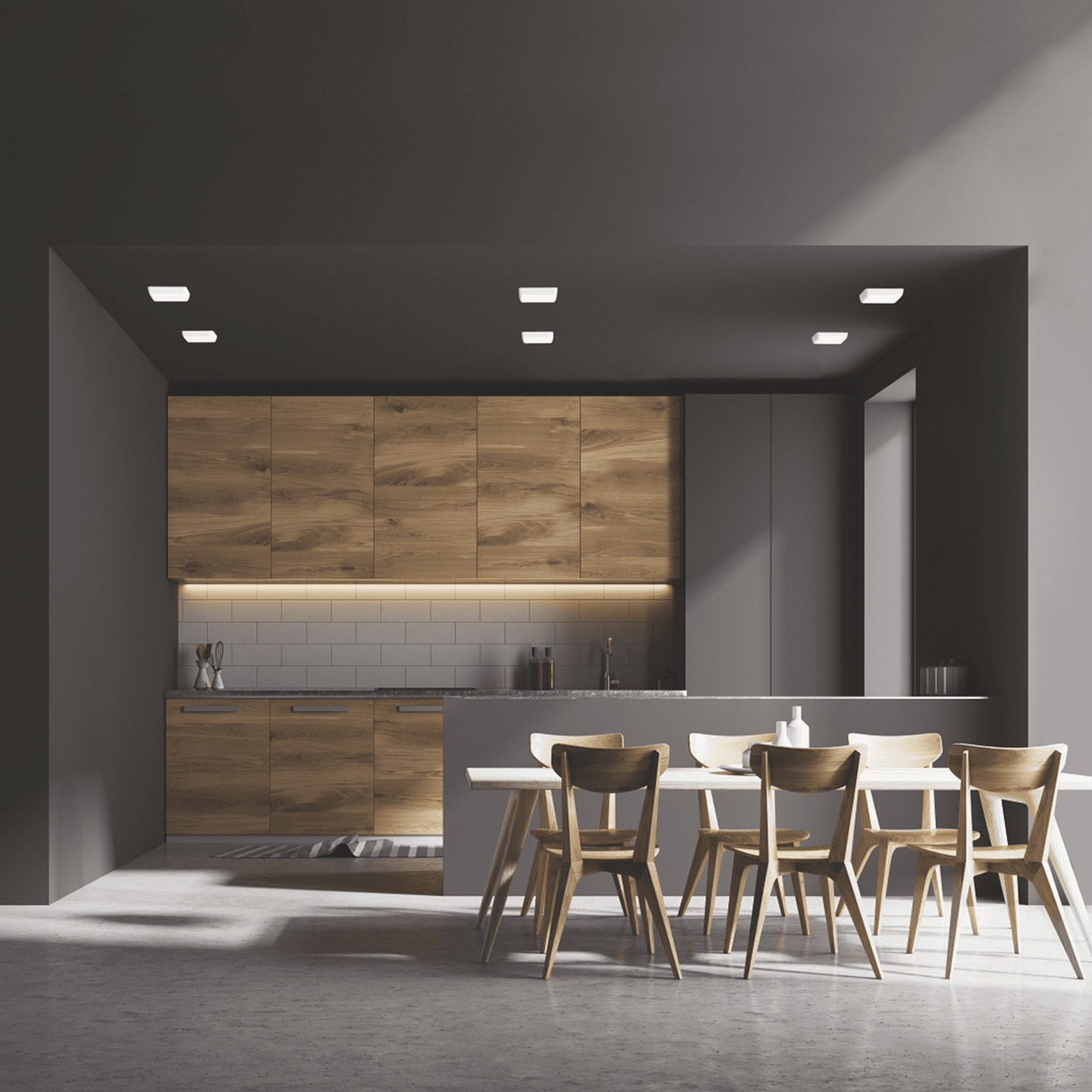 Gauss Встраиваемый светильник Frameless квадрат 9W, 4000K, 968511209 — миниатюра 7