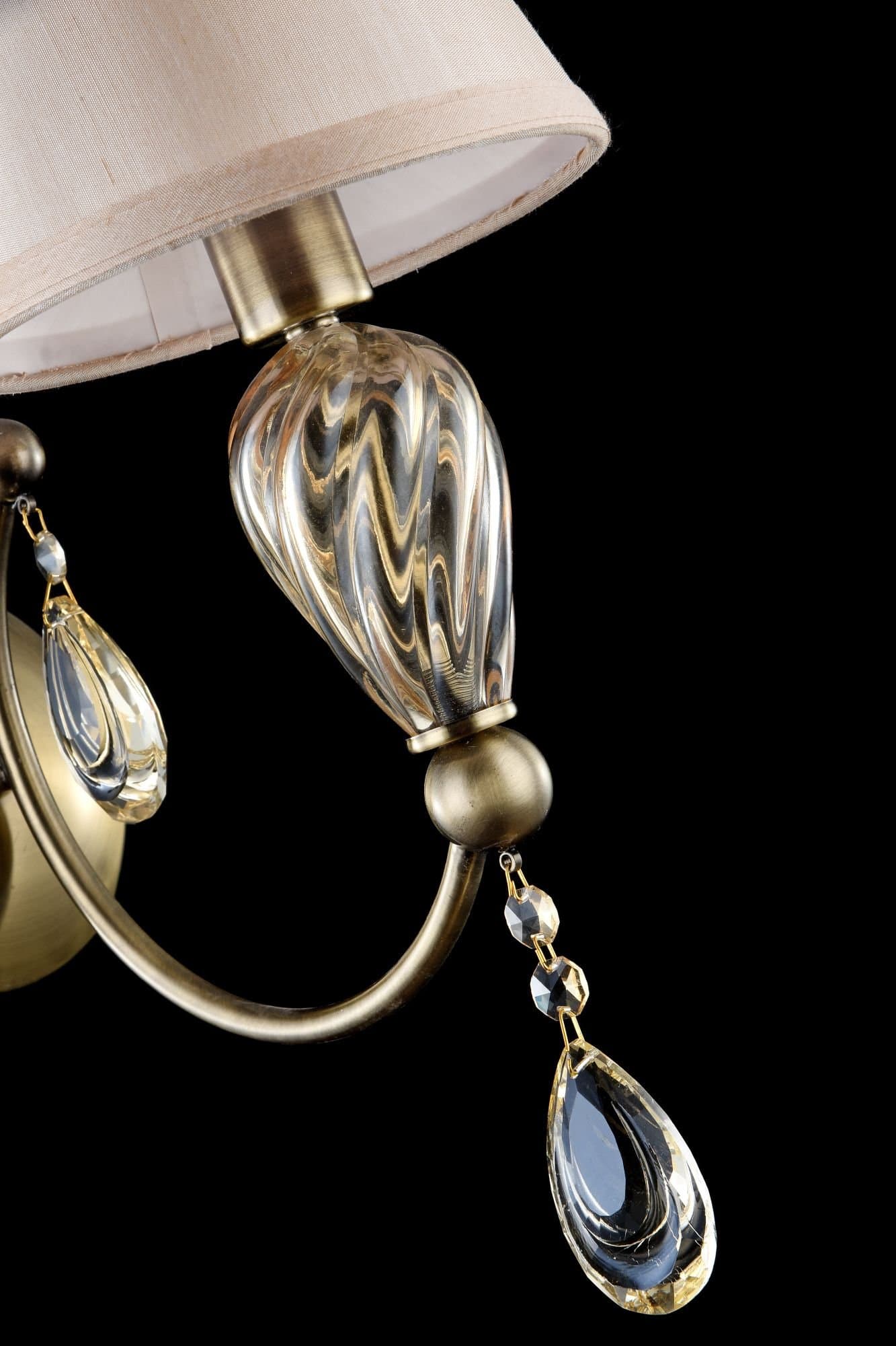 Maytoni Royal Classic Murano Бронза Бра 1xE14 40W RC855-WL-01-R — миниатюра 8