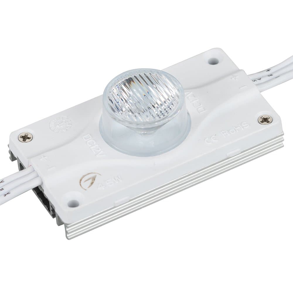 Arlight Модуль герметичный ARL-ORION-S45-12V White 15x55 deg (3535, 1 LED) (Закрытый) 026539