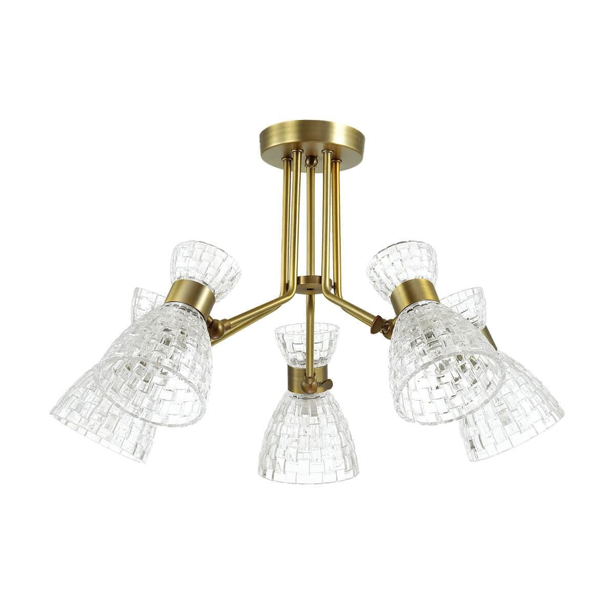 Lumion 3704/5C LN18 174 античная бронза Люстра потолочная E14 5*40W 220V JACKIE — миниатюра 2