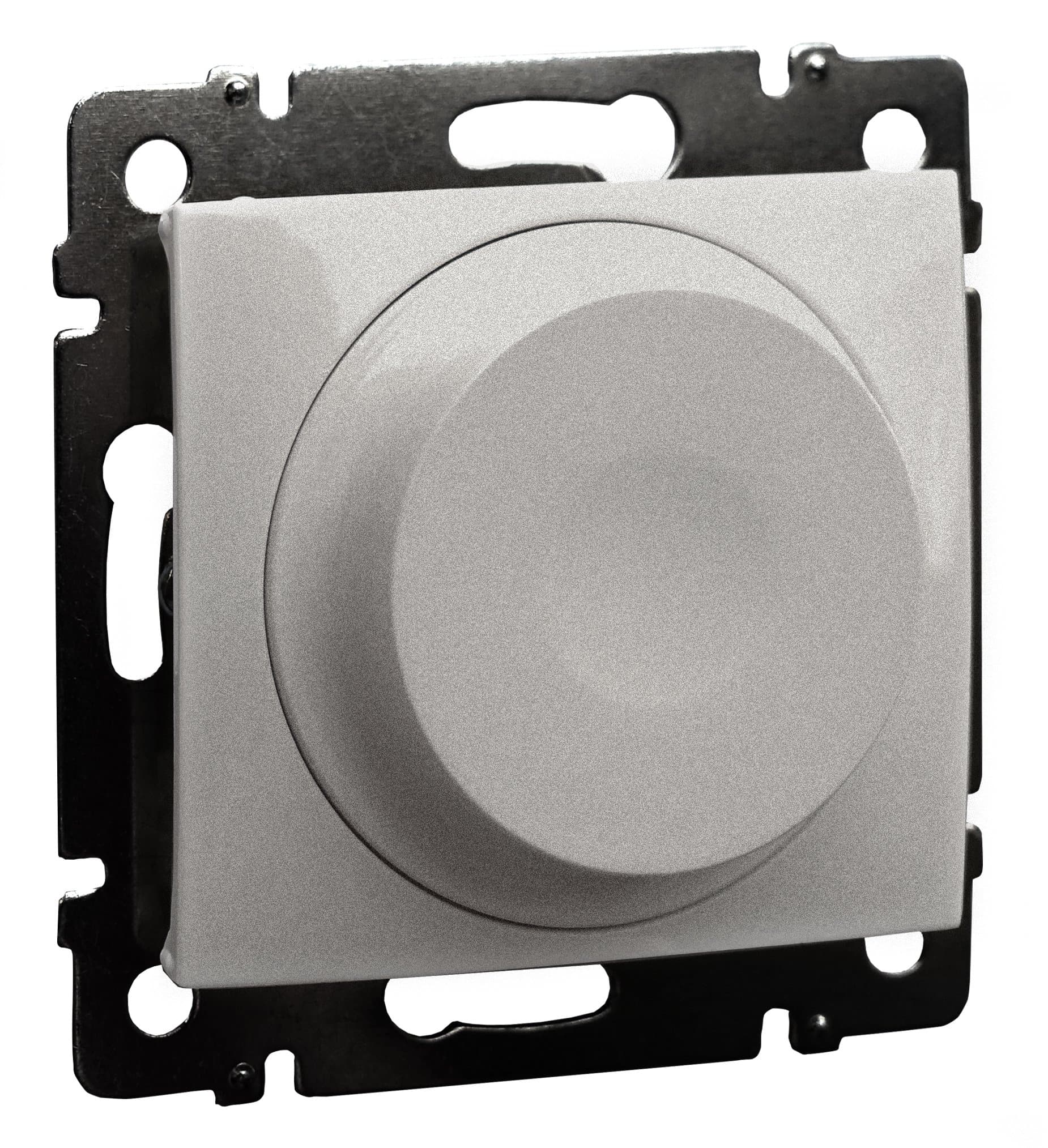 Legrand Valena Classic Алюминий Светорегулятор поворотный универсальный 2-проводный 5-300 Вт 770263 — миниатюра 4