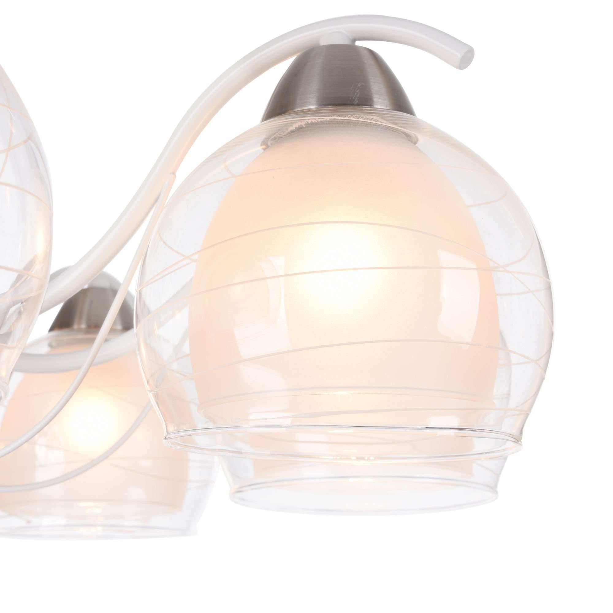 Freya Modern Nikki Белый Потолочный светильник E14 60W FR5052-CL-08-W — миниатюра 7