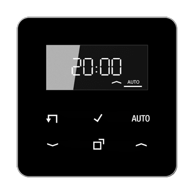 JUNG Стандартный таймер с диплеем, чёрный CD1750DSW