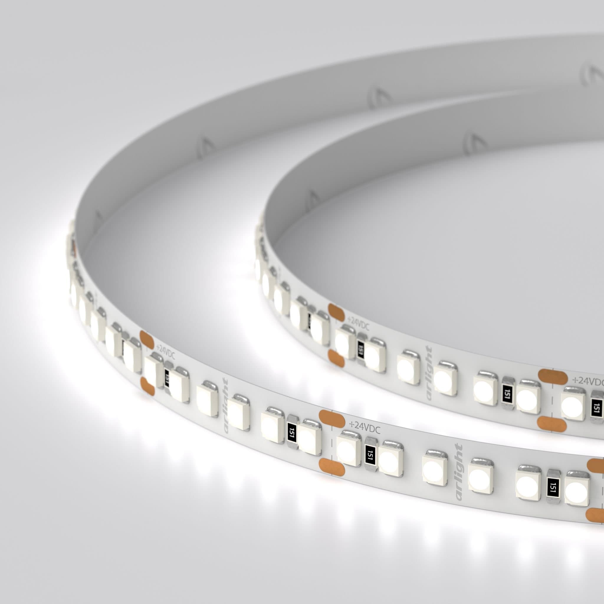 Arlight Светодиодная лента RT-A180-8mm 24V White6000 (14.4 W/m, IP20, 3528, 5m) (Открытый) 017429(2) — миниатюра 2