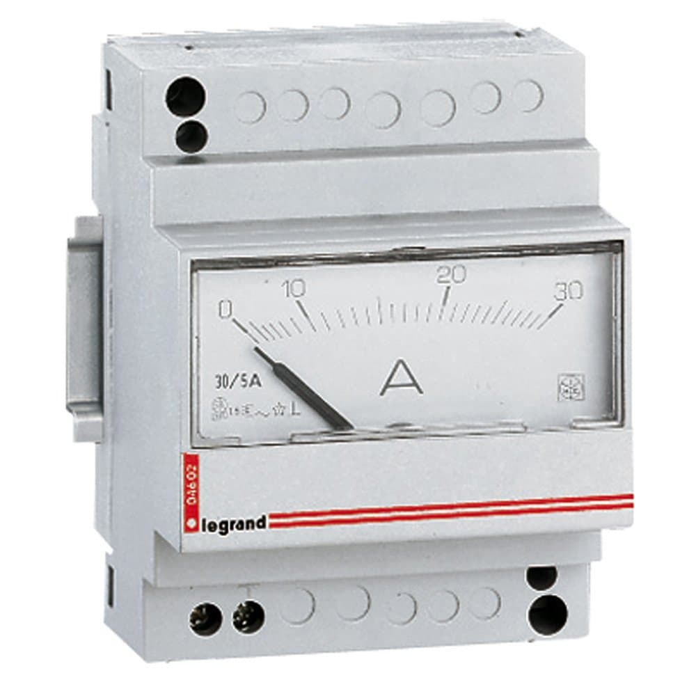 Legrand Амперметр аналоговый прямого включения 0-30А(4 М) 004602 — миниатюра 1