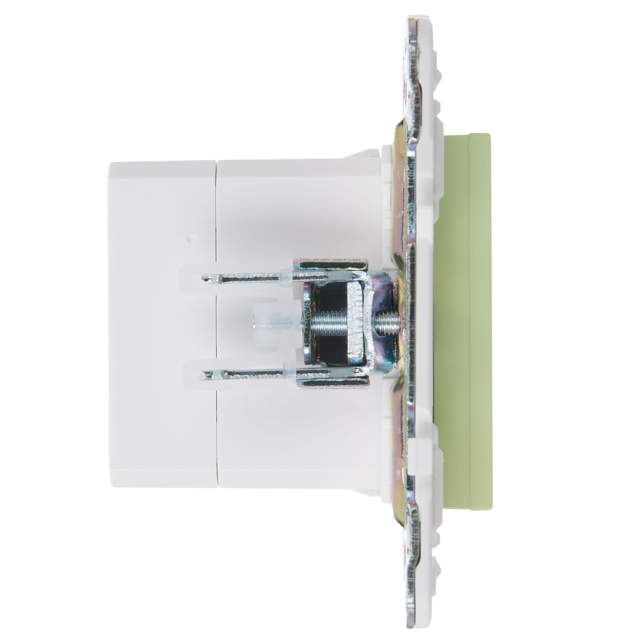 IEK SKANDY Мятный Розетка USB A+C 18Вт SK-R13G — миниатюра 4