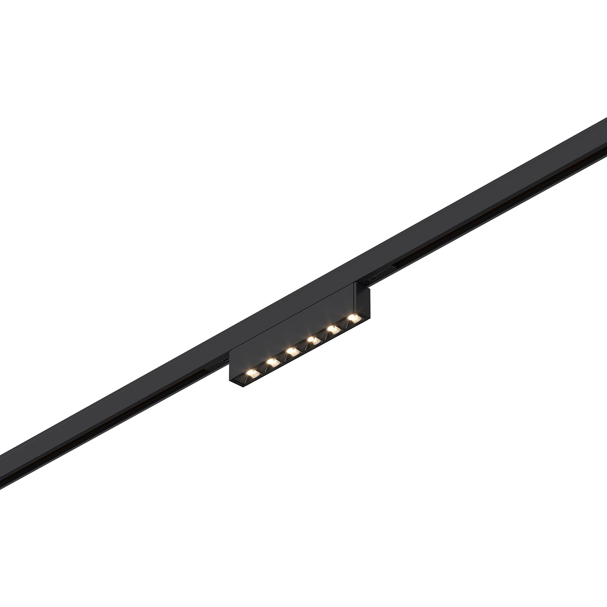 ST LUCE ST666.446.05 Магнитный трековый светильник Черный LED 1*5W 4000K 220Lm Ra>90 IP20 L100xW10xH18 24V
