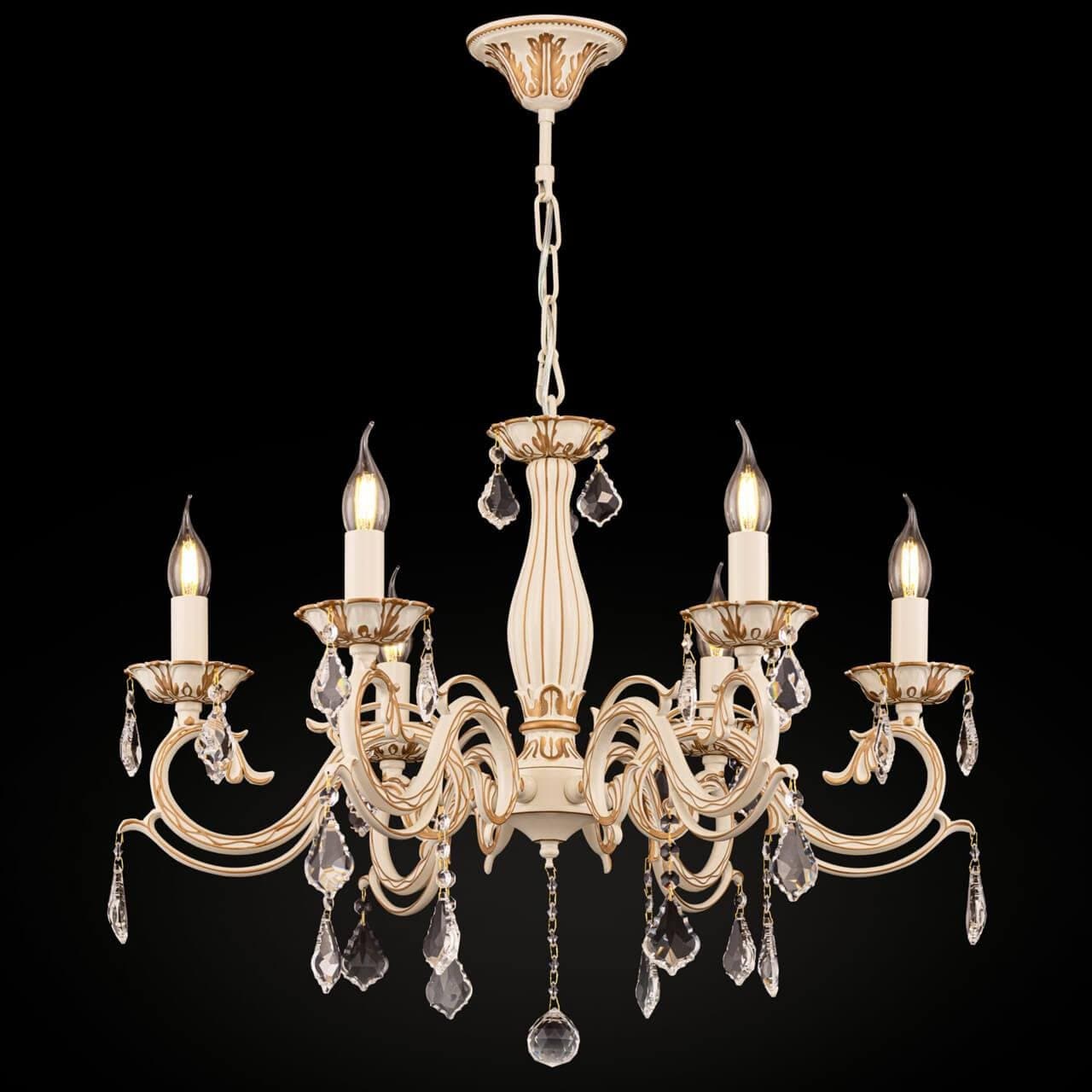 Maytoni Elegant Bronze Бежевый Люстра 6xE14 60W ARM245-06-W — миниатюра 12