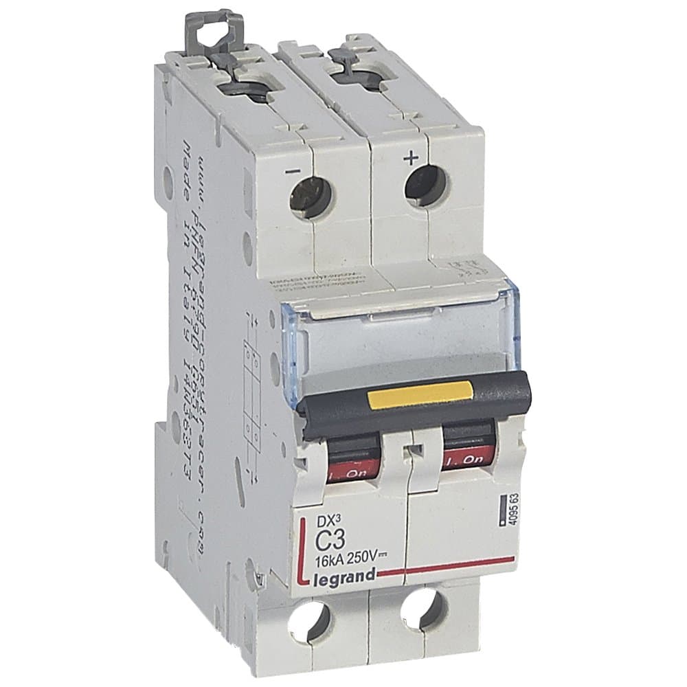 Legrand DX3 DC Автоматический выключатель 2P 3A (С) 10/16kA 409563