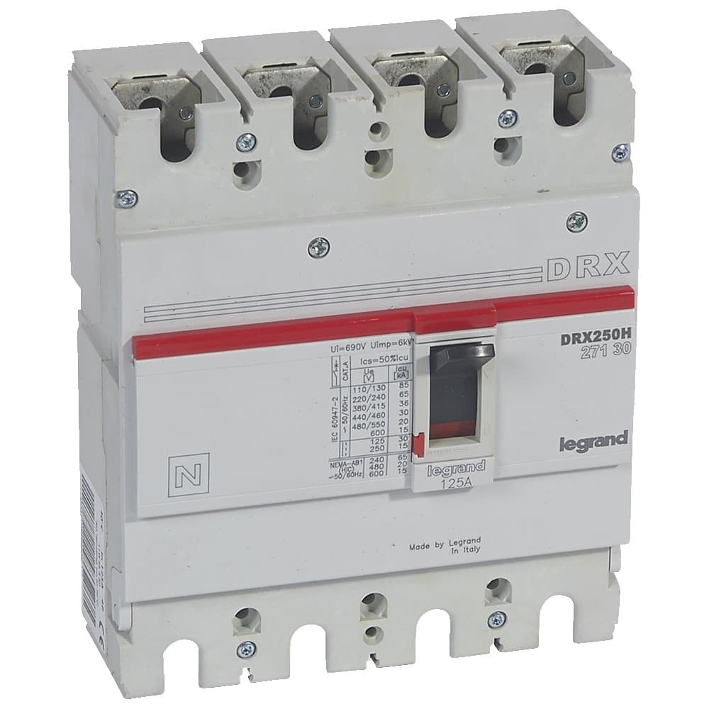 Legrand DRX250 термомагнитный 125A 4П 36KA 027130 — миниатюра 2