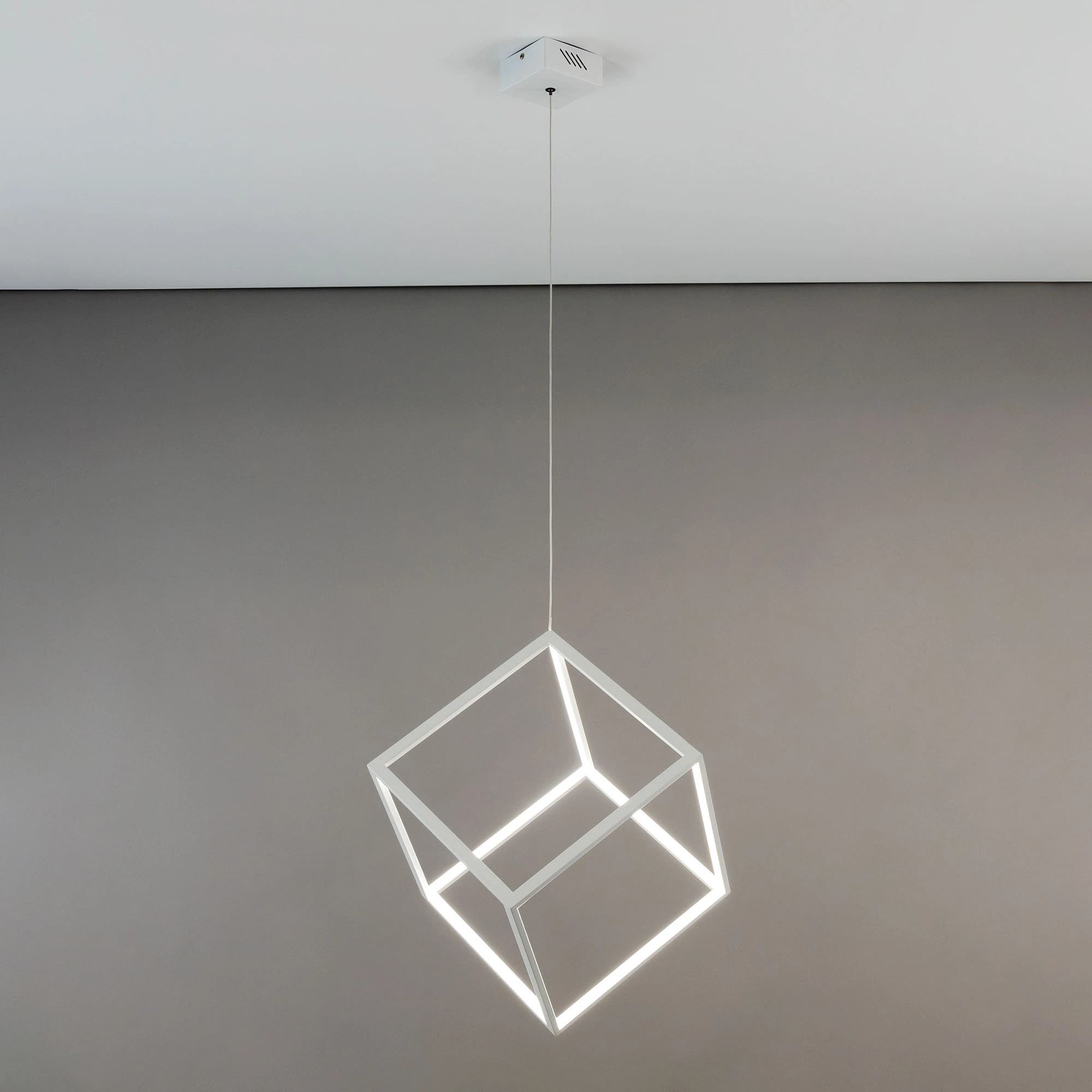 Citilux CL719300 Куб Белый Светильник Подвес, LED 40W*4000K — миниатюра 8
