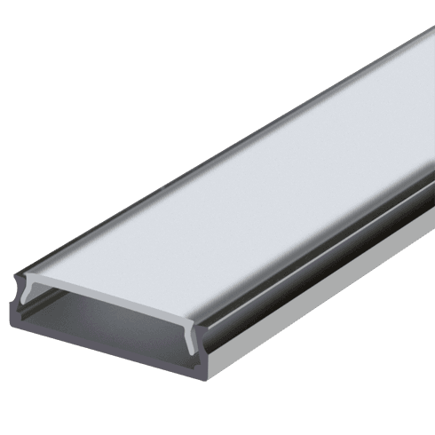 Jazzway Профиль PAL 2406 накладной (2м) анодированный .1037763