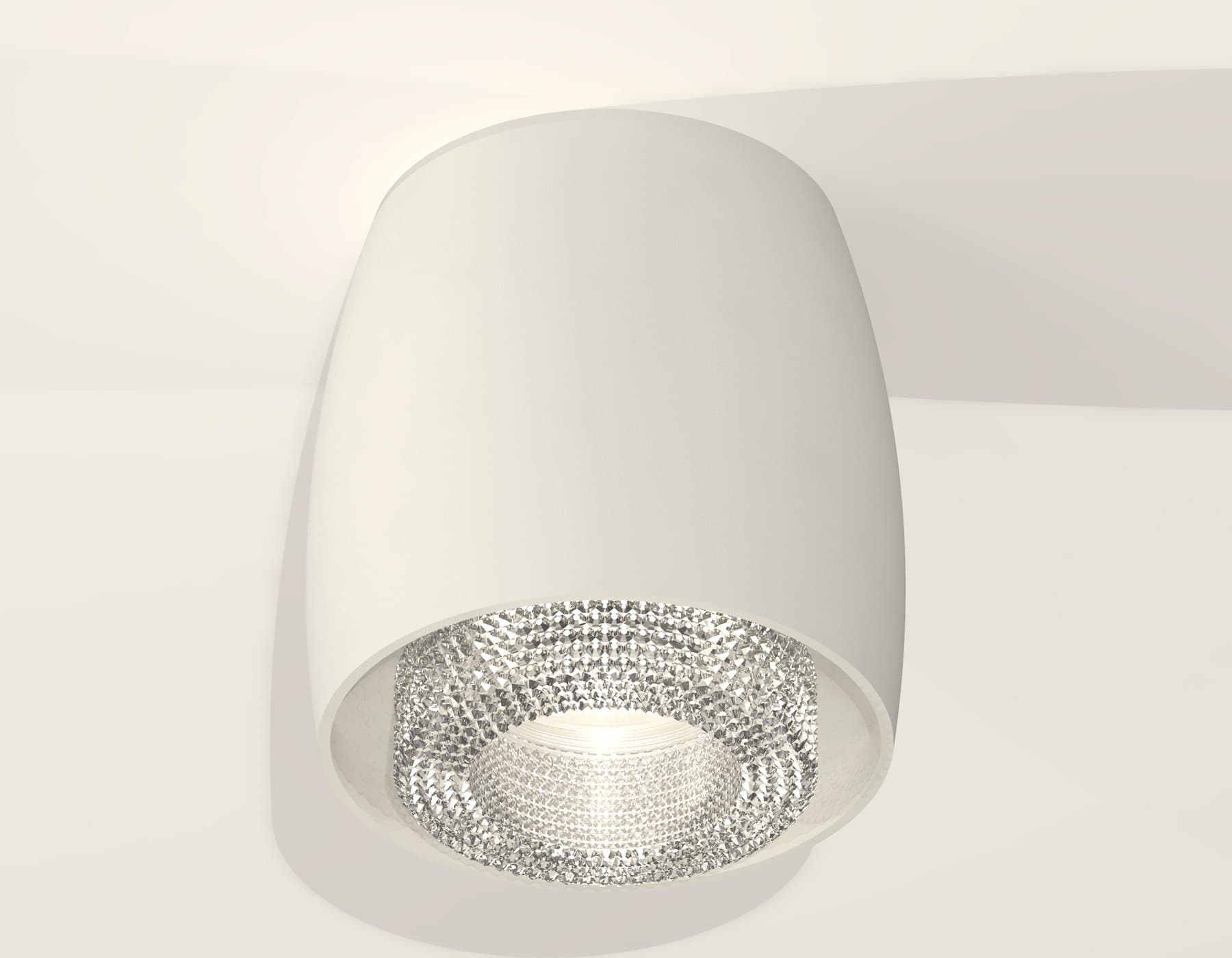 Ambrella Комплект накладного светильника с композитным хрусталем XS1141020 SWH/CL белый песок/прозрачный MR16 GU5.3 (C1141, N7191) — миниатюра 2