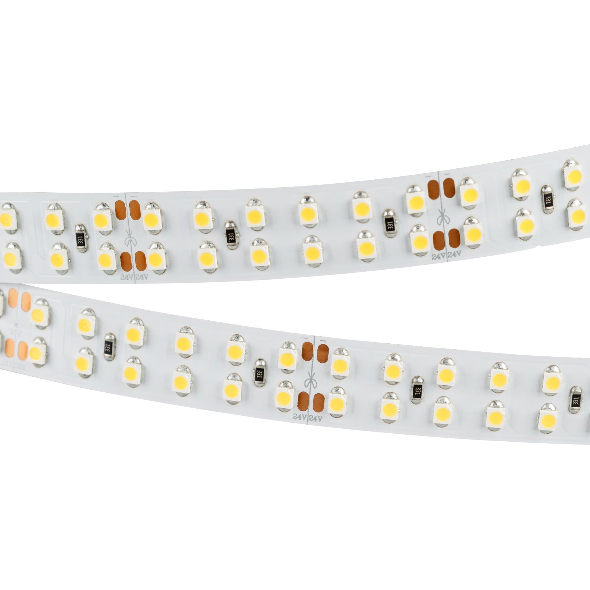 Arlight Светодиодная лента RT 2-5000 24V White6000 2x2 (3528, 1200 LED, LUX) (19.2 Вт/м, IP20) 008771(B) — миниатюра 1