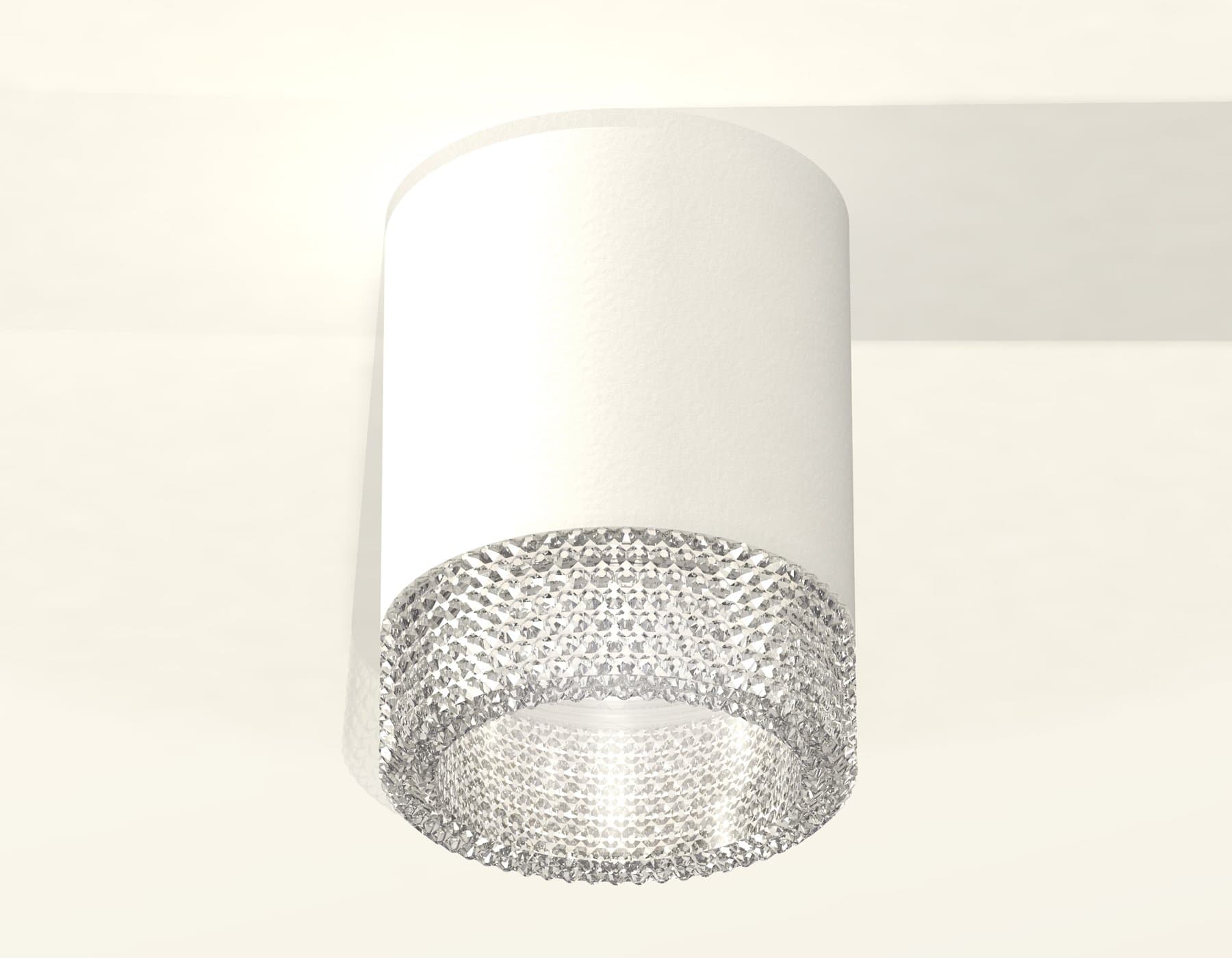 Ambrella Комплект накладного светильника XS6301040 SWH/CL белый песок/прозрачный MR16 GU5.3 (C6301, N6150) — миниатюра 3