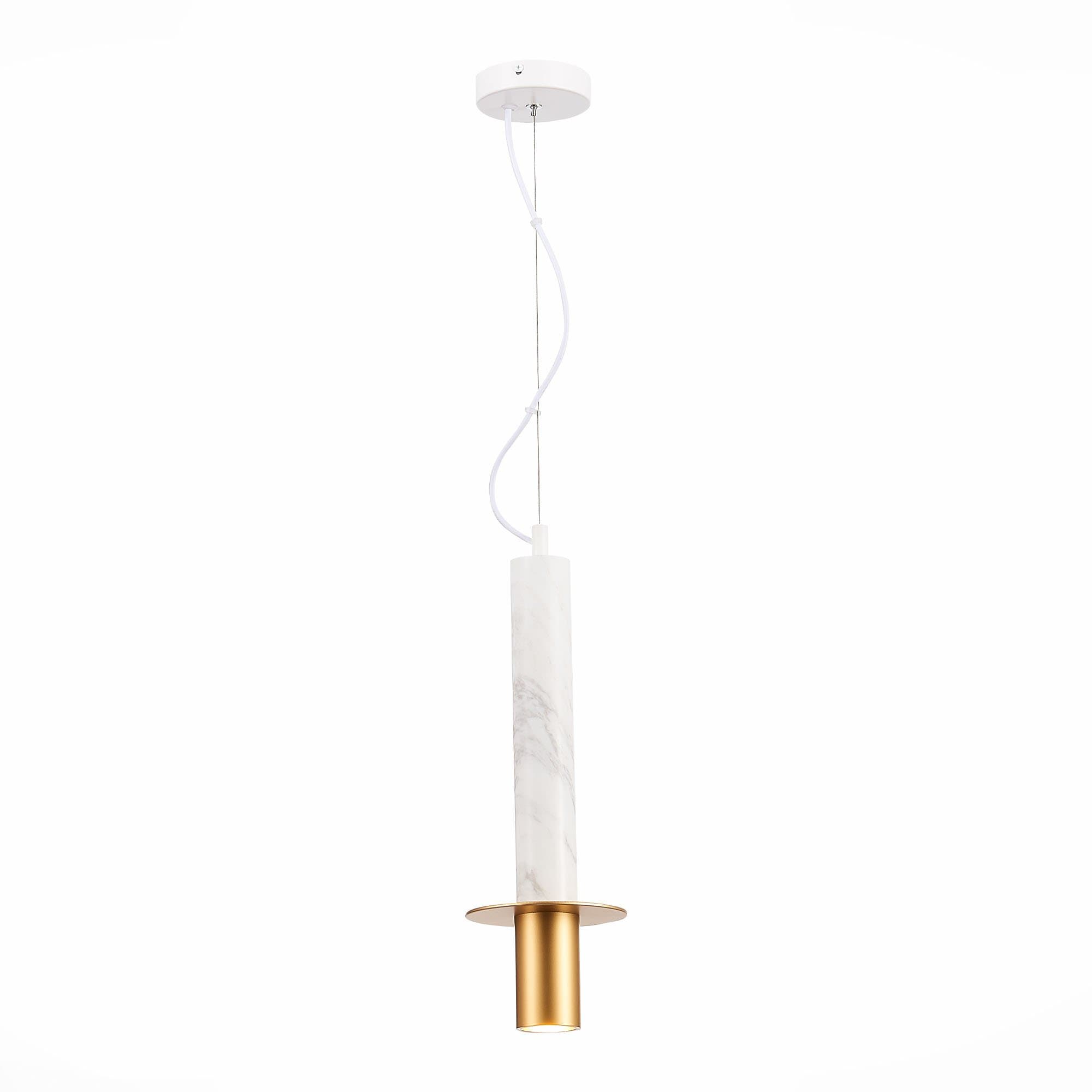ST LUCE SL1211.503.01 Подвес Золотистый/Белый, Золотистый LED 1*5W