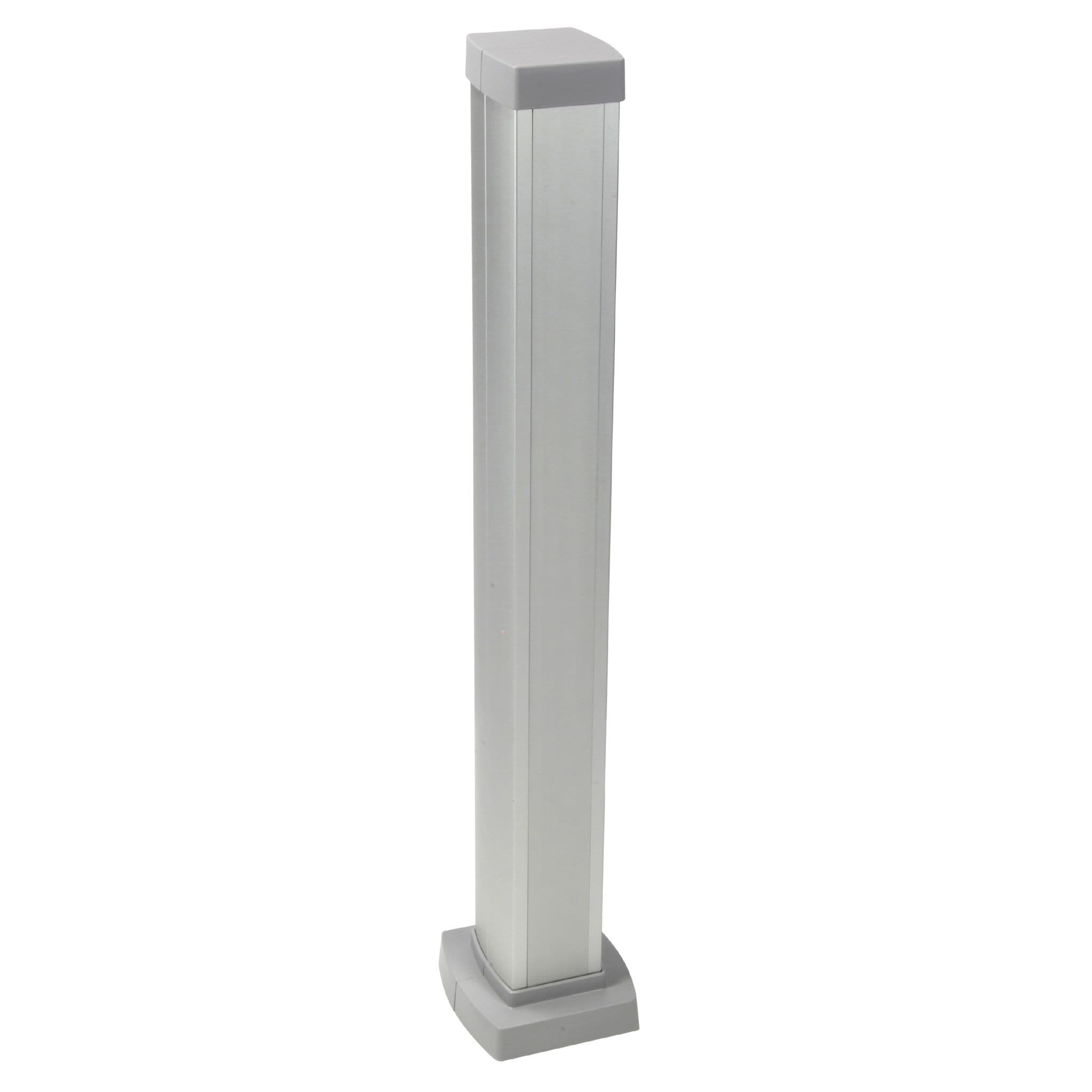 Legrand Snap-On мини-колонна алюминиевая с крышкой из алюминия 1 секция, высота 0,68 метра, цвет алюминий 653004 — миниатюра 2