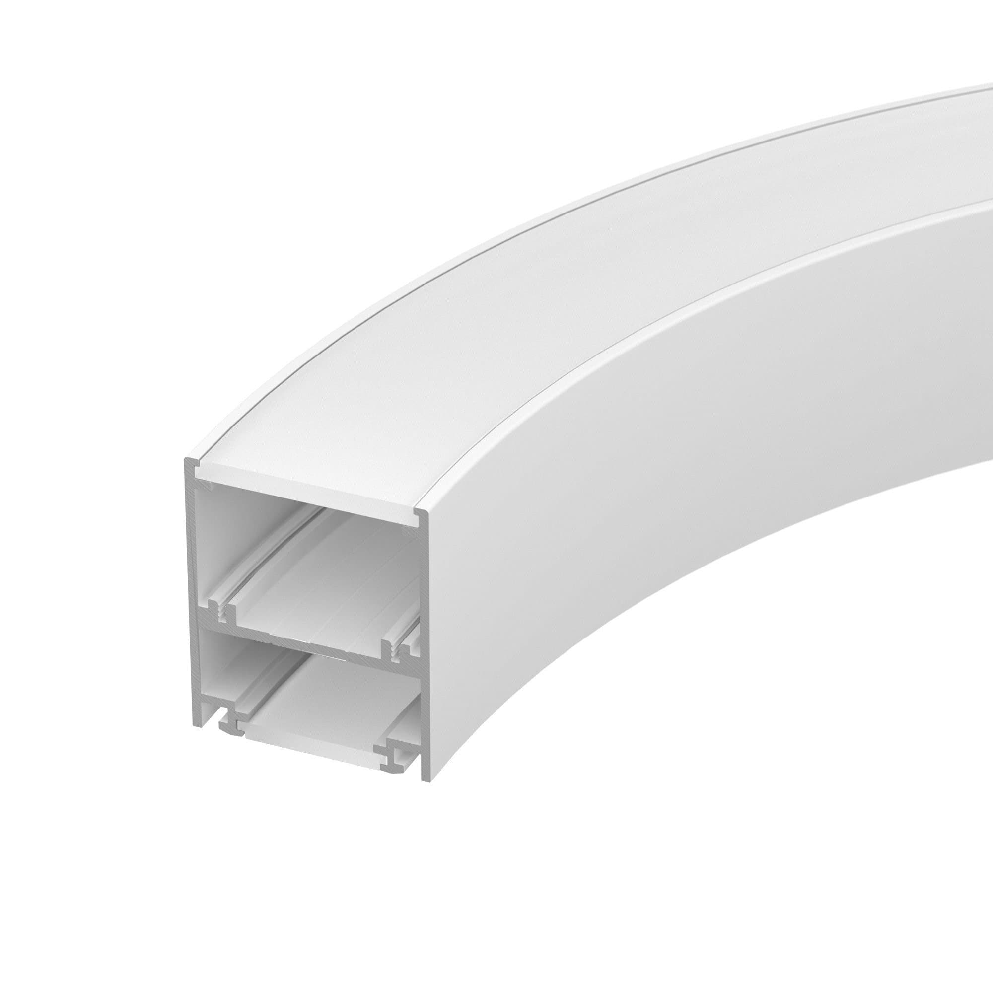 Arlight Профиль SL-ARC-5060-D1500-A90 WHITE (дуга 1 из 4) (Алюминий) 032698 — миниатюра 1