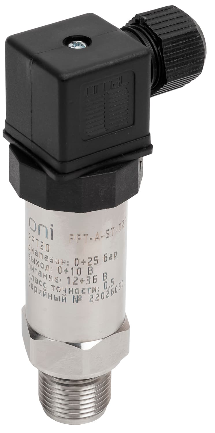 IEK Преобр. давл. PPT20 0,5% 0-25Бар 0-10В M20 DIN43650