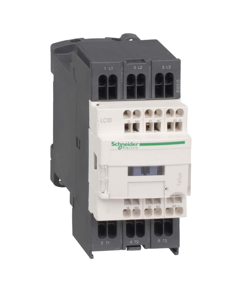 SE Contactors D Telemecanique Контактор 3Р 9A, 3НО сил.конт. 1НО+1НЗ доп.конт. катушка 220В, 50Гц, пружинный зажим LC1D093M7 — миниатюра 2