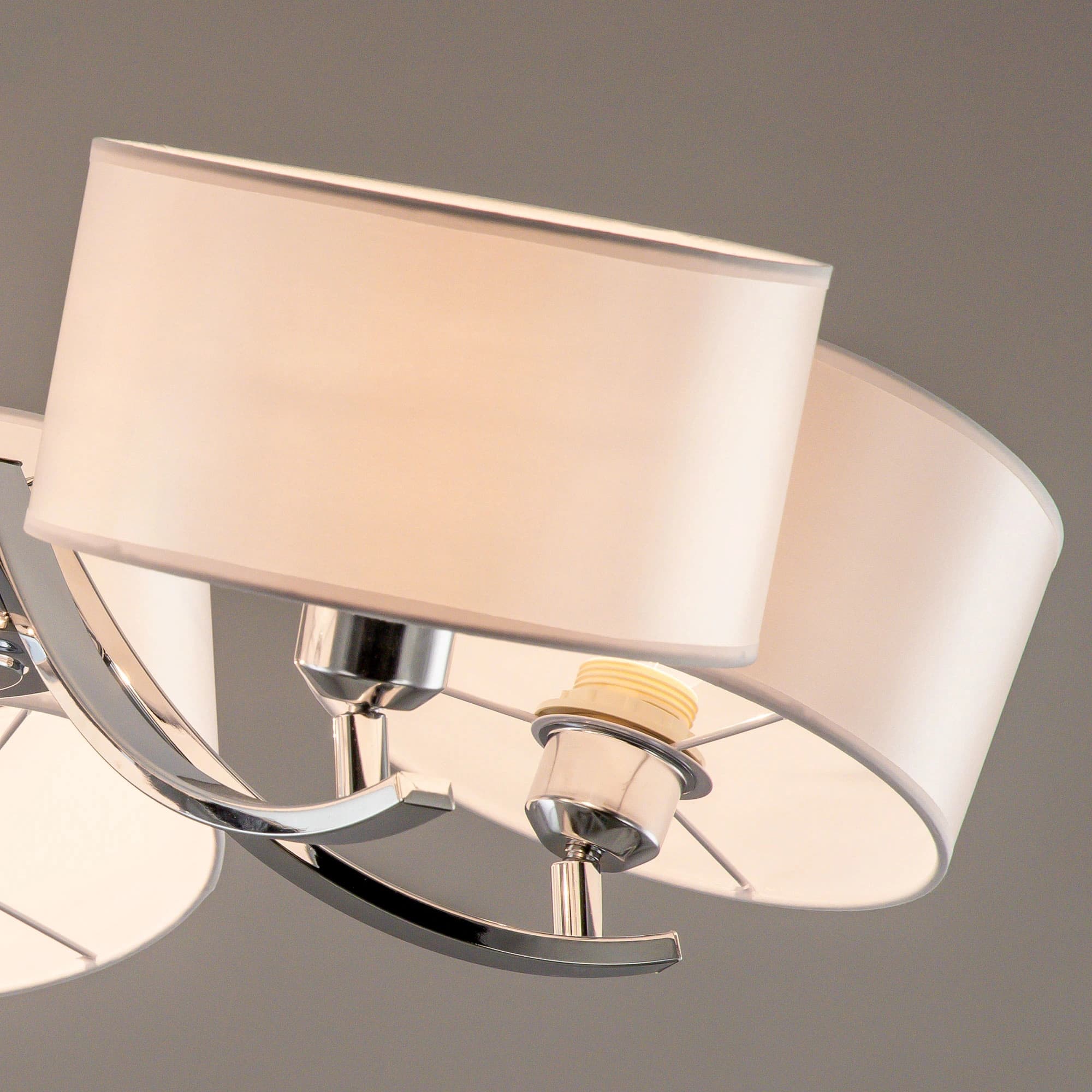 Citilux CL466150 Эвита Хром+Белый Люстра — миниатюра 5