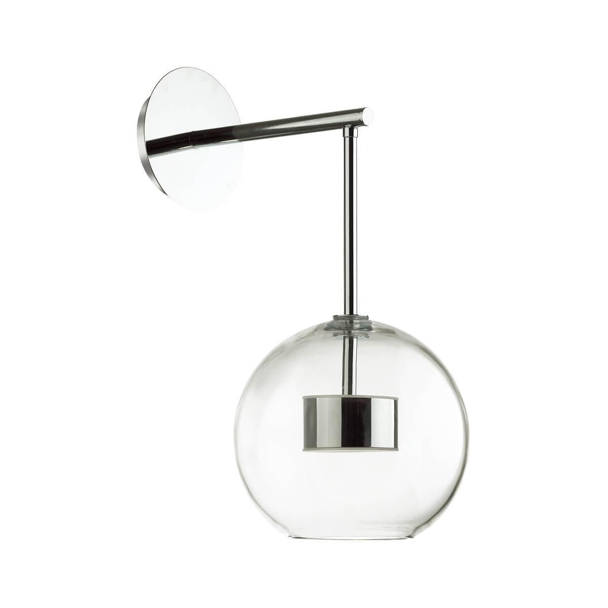 Odeon Light 4802/12WL L-VISION ODL21 11 хром/прозрачный Бра с выключателем LED 12W 4000K BUBBLES BUBBLES