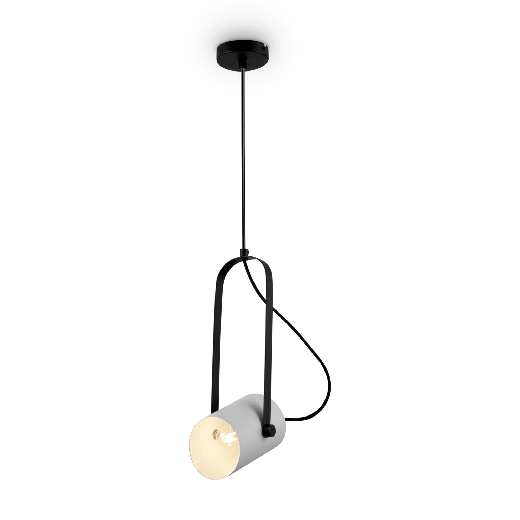 Freya Loft Черно-белый Светильник подвесной FR4004PL-01WB — миниатюра 2
