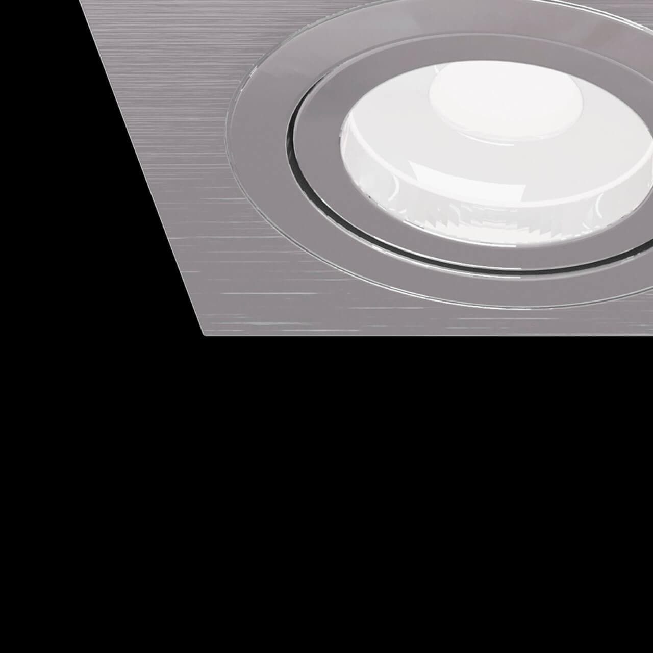 Maytoni Technical Atom Серебро Встраиваемый светильник GU10 50W DL024-2-02S — миниатюра 11