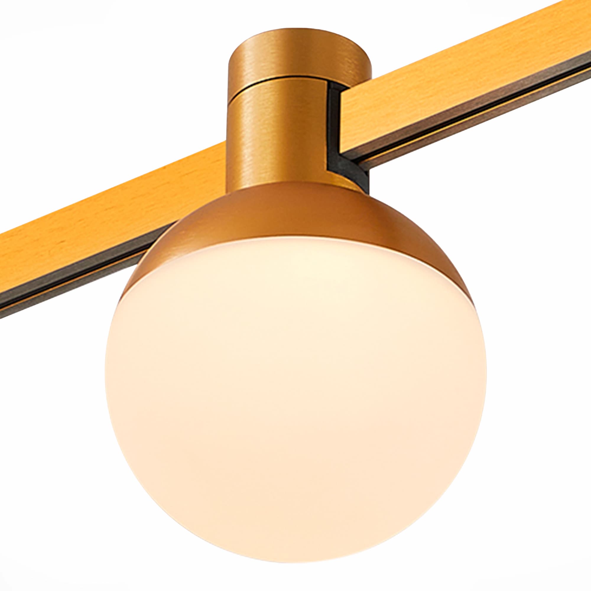 ST LUCE ST815.206.05 Магнитный трековый светильник FARM Золотистый LED 1*5W 3000K 89Lm Ra90 120 IP20 D75xH109 180-240V