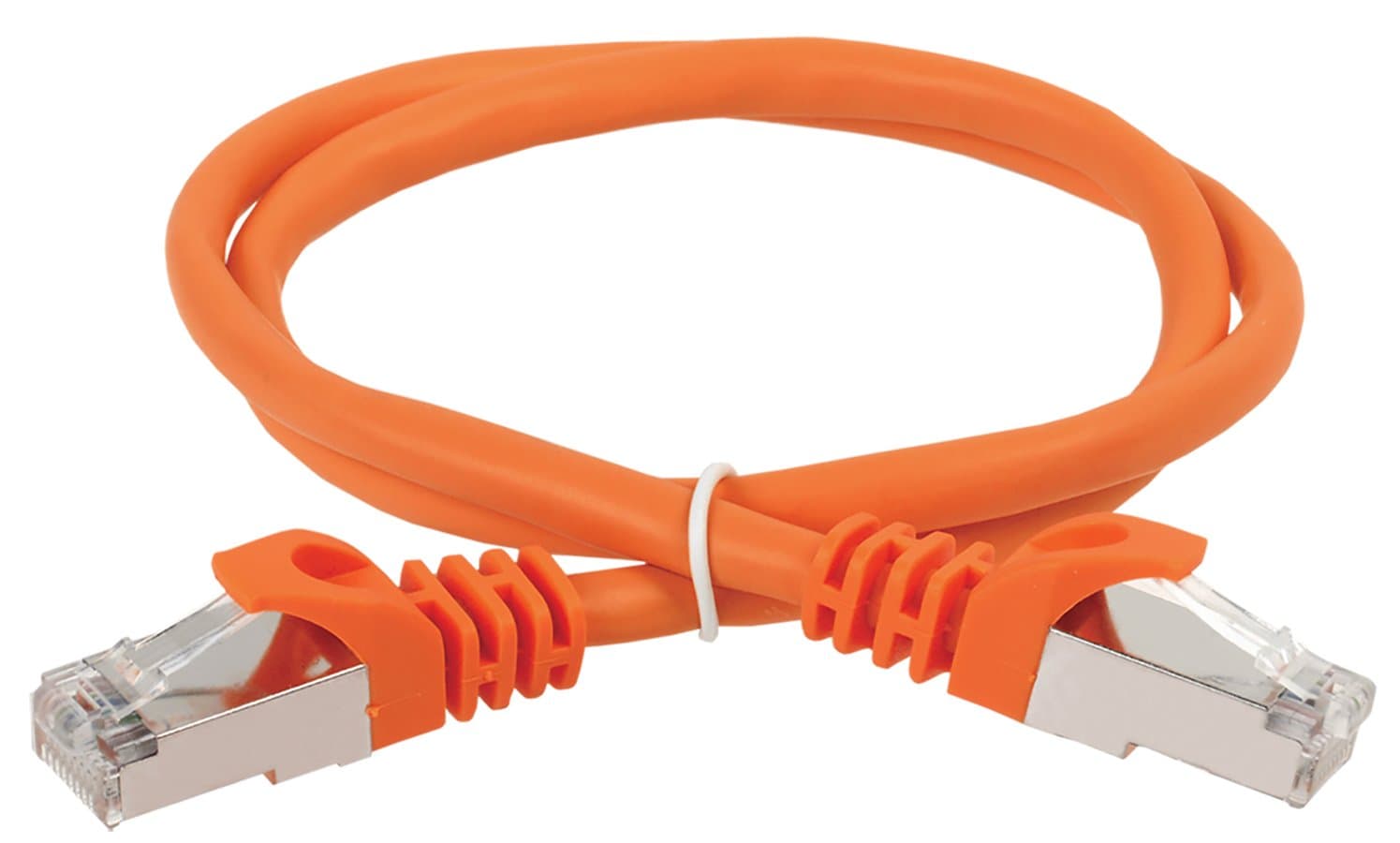 IEK ITK Коммутационный шнур категория 5Е FTP LSZH 10м оранжевый PC07-C5EFL-10M