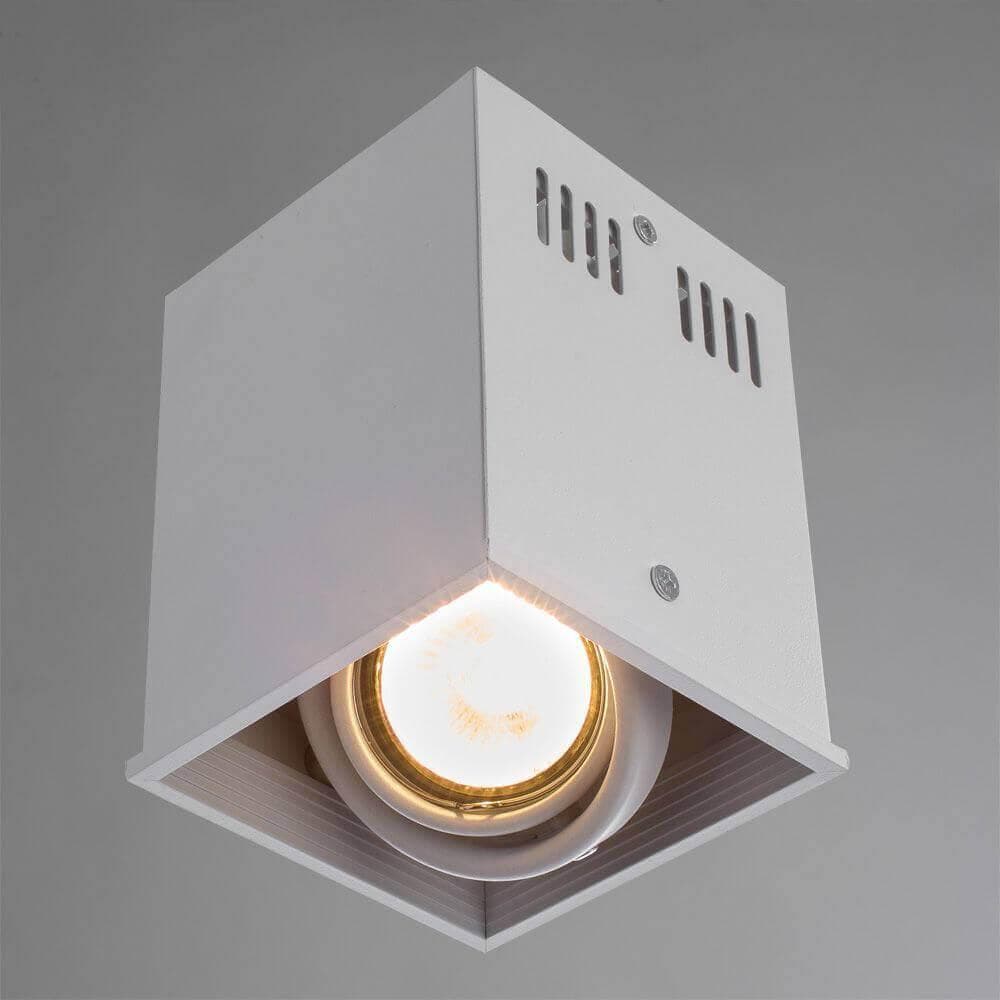Arte Lamp Cardani Белый Светильник потолочный 1x50W 1xGU10 A5942PL-1WH — миниатюра 2
